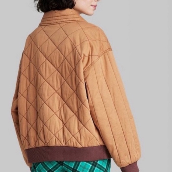 NWT! WILD FABLE Oversized Woven Quilted Jacket Plus Size 4X (Last One) - Picture 2 of 7